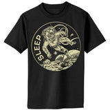 Astronaut on Black Shirt Slim Fit T-shirt