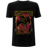 Black Flames Slim Fit T-shirt