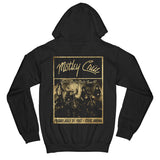 Civic Arena 1987 Flyer Zippered Hoodie Zippered Hooded Sweatshirt