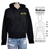 Classic Logo (Back Print) Ladies Zipped Hoodie Junior Top