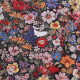 Men's Hawaiian Polo Shirt Among the Flowers Print Short Sleeve Golf Shirt Among The Flowers Polo