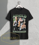 Arnold Schwarzenegger T-Shirt 90s Vintage Retro Rap Hip Hop