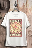 Giddy Up Buttercup Graphic Top