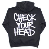 Check Your Head (Back Print) Hooded Sweatshirt Style001