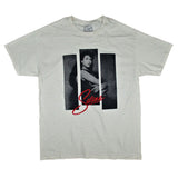 3 Strips Photo on Cream Tee T-shirt