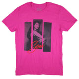 3 Strips Photo On Pink Tee T-shirt