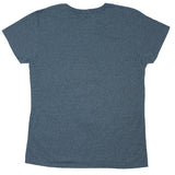 Cracked Logo & Tongue on Dark Heather Gray Women's Tee Womens T-shirt