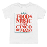 Cinco De Mayo Food & Music Youth T-Shirt