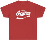 Enjoy Cocaine Coca Cola Parody Tee