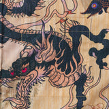 Dragon Shirt 100% Cotton Hawaiian Shirt Men's Short Sleeve Button-down Shirt Aloha Shirt Dragon Dance And Cherry Blossoms