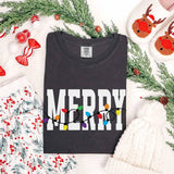 White Merry with Lights Tee