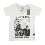 Combat Rock V-Neck by TRUNK LTD Vintage T-shirt