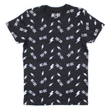 Allover Print Logos & Lightning Bolts T-shirt