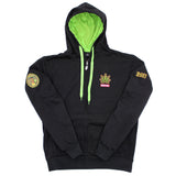 Cannabis Cup Harvest Cut & Sew Embr. Zip Up Hooded Fleece Zippered Hooded Sweatshirt