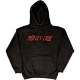 Distressed Logo Hooded Sweatshirt Style004