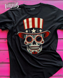 El Mexicano 4th Of July Calacas T-Shirt