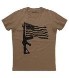 AR15 American Flag Patriotic T-shirt (DT)