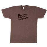 Brown On Brown Velvet Flocked Logo T-shirt