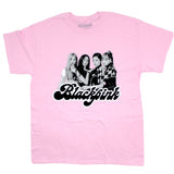 Black And White Band Photo Slim Fit T-shirt