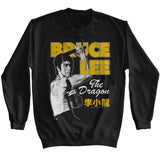 Bruce Lee Nunchuck Pose Sweatshirt