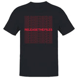 Release the Files Bold Red Text Men's T-Shirt
