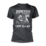 Cliff Burton Flag Retro T-shirt