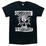 Classic Distressed Logo/Beware of God T-shirt