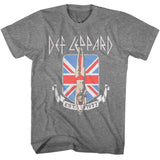 Def Leppard Diver Union Jack T-shirt Style001