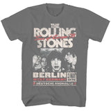 1976 Tour Of Europe On Charcoal T-shirt