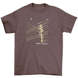 Birds On Wires Slim Fit T-shirt