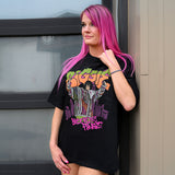 Cartoon Graffiti Oversized Boxy Tee Vintage T-shirt