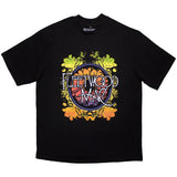 Circle Floral Logo Oversized Boxy Tee Vintage T-shirt