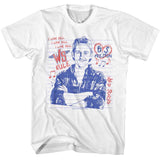 Bill And Ted Bill Notebook Doodle T-shirt