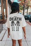 Til Death Graphic Women's T-Shirt in Natural or Ivory