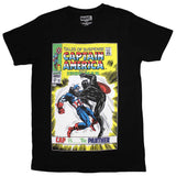 Cap Vs The Panther Comic Cover T-shirt