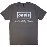 Definitely Maybe Distressed Text Logo T-shirt
