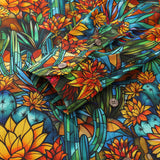Men's Hawaiian Shirt Beauty of the Desert Cotton Button-down Long Sleeve Aloha Shirt