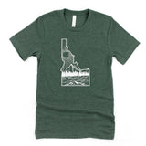 Idaho State Sun & Mountain Graphic Tee 020