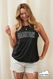 Game Day Puff  Mineral Graphic Tank Top