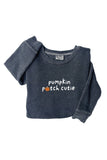 Pumpkin Patch Cutie Toddler Mineral Graphic Sweatshirt