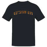 Los Angeles Tiger Print Arch Text Men's T-Shirt