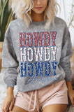Howdy America Mineral Mineral Graphic Brushed Sweatshirts