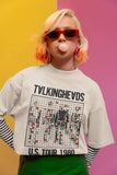 Talking Heads 1980 Us Tour Retro Graphic T-Shirt