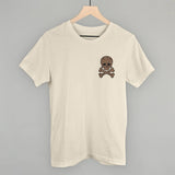 Leopard Print Skull (Left Chest)