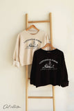 Cottontail Farms Mid Cropped Graphic Sweatshirt