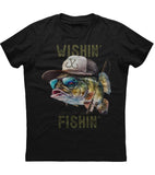 Wishin I Was Fishin T-Shirt (O)