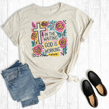 Faith Boho Floral Christian Graphic Tee