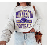 Minnesota Football Vintage Sweatshirt Perfect Fan Gift!