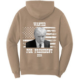 Wanted For President 2024 Trump Mug Shot T-Shirt (O)