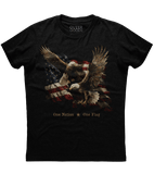 One Nation One Flag American Flag T-Shirt (O)